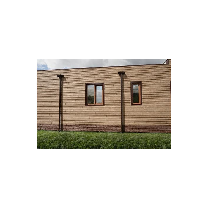 Фасадная панель Ю-Пласт с двойным замком Hokla винтаж корица