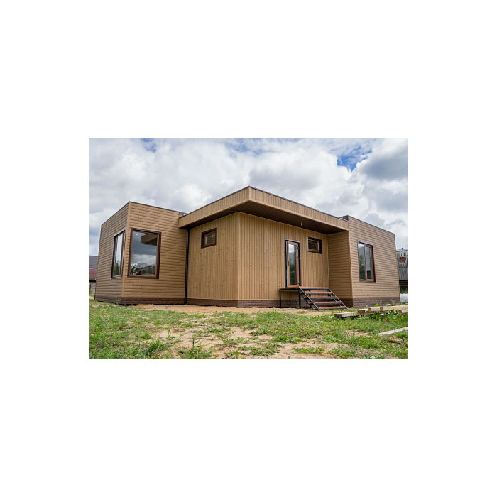 Фасадная панель Ю-Пласт с двойным замком Hokla винтаж охра