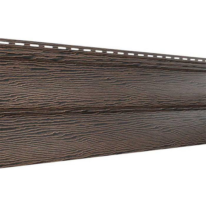 Виниловый сайдинг Ю-Пласт TimberBlock Дуб Мореный