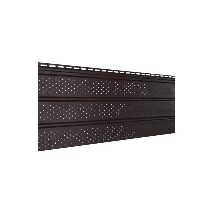 Софит виниловый Ю-Пласт Classic Коричневый с полной перфорацией