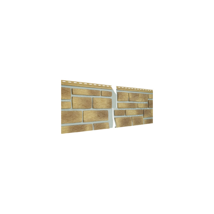 Виниловый сайдинг Ю-Пласт Стоун-Хаус 1950х290мм Таганай дикий