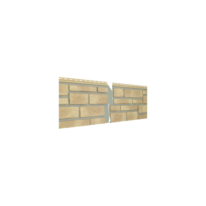 Виниловый сайдинг Ю-Пласт Стоун-Хаус 1950х290мм Таганай речной